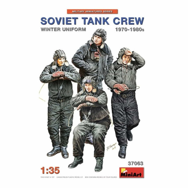 Mini Art - Soviet Tank Crew Winter Uniform 1970s - 1980s 1/35 - The Scale Model Stash