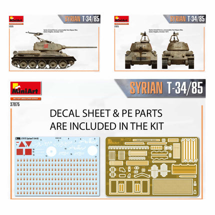 Mini Art - Syrian T - 34/85 Tank 1/35 - The Scale Model Stash