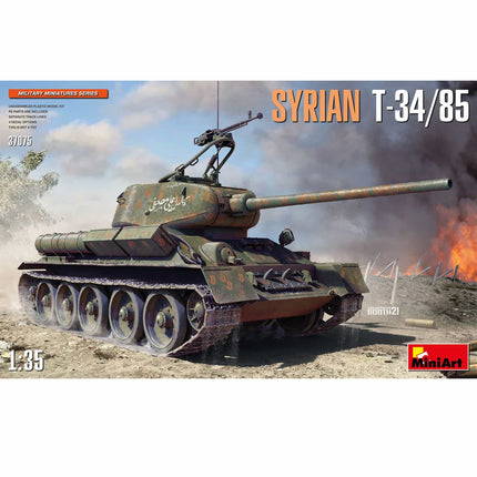 Mini Art - Syrian T - 34/85 Tank 1/35 - The Scale Model Stash