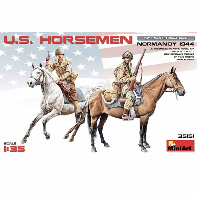 Mini Art - U.S. Horsemen Normandy 1944 1/35 - The Scale Model Stash