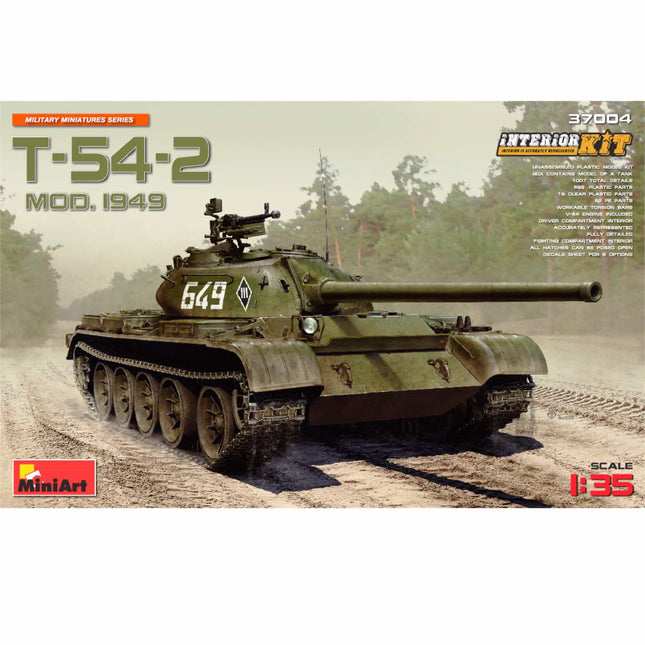 MiniArt Soviet Medium Tank T - 54 - 2 Mod. 1949 (37004) 1/35 - The Scale Model Stash