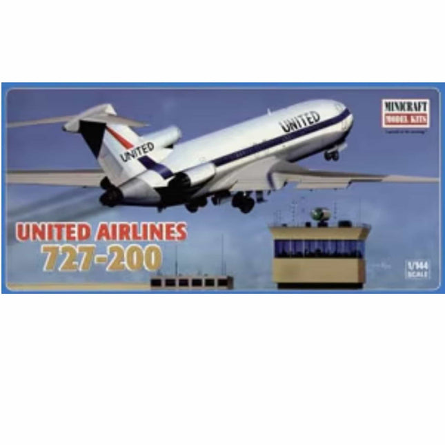 Minicraft Model Kits - United Airlines 727 - 200 1/144 - The Scale Model Stash