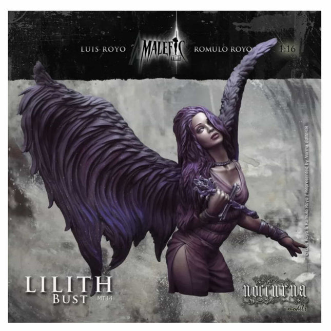 Nocturna Models - Lilith Bust 70mm Resin - The Scale Model Stash