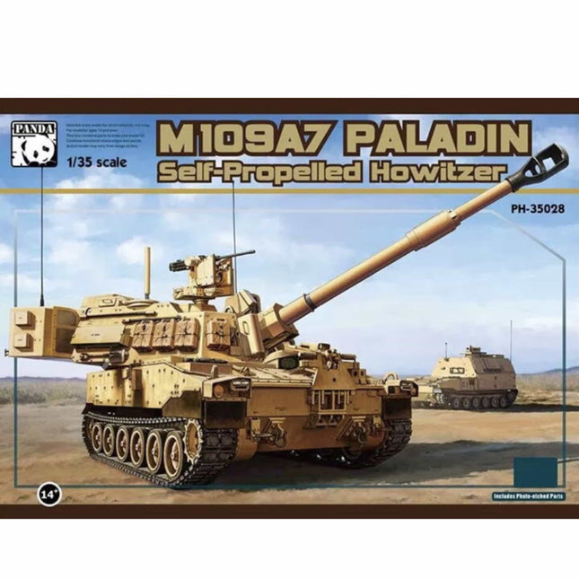 Panda - M109A7 Paladin Self Propelled Howitzer 1/35 - The Scale Model Stash