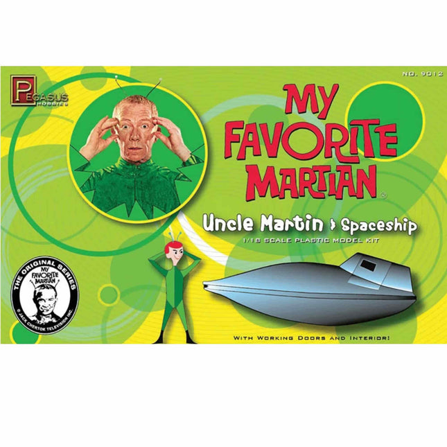 Pegasus - My Favourite Martian - Uncle Martin & Spaceship 1/18 (9012) - The Scale Model Stash