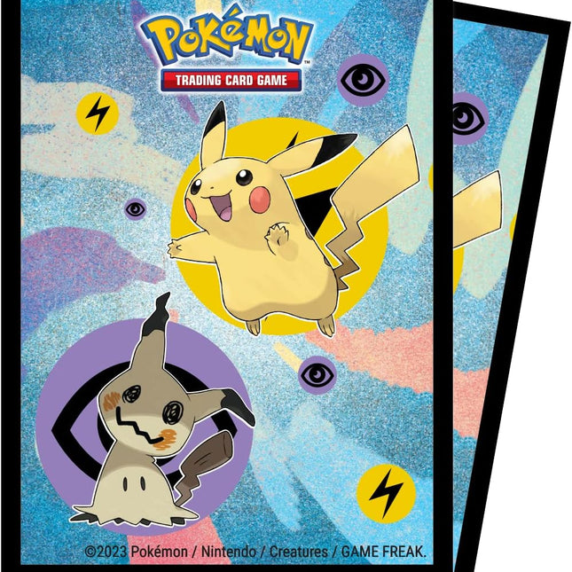 Pokémon Pikachu & Mimikyu 65ct Deck Protector Sleeves - The Scale Model Stash