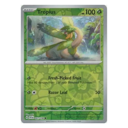 Pokemon - Scarlet and Violet (Base Set) 007/198 Tropius (Reverse Holo) - The Scale Model Stash