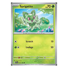 Pokemon - Scarlet and Violet (Base Set) 013/198 Sprigatito (Non Holo) - The Scale Model Stash