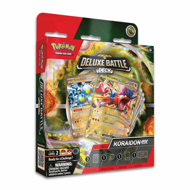 Pokemon TCG: Koraidon ex Deluxe Battle Deck - The Scale Model Stash