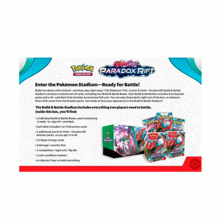 Pokémon TCG: Scarlet & Violet - Paradox Rift Build & Battle Stadium - The Scale Model Stash