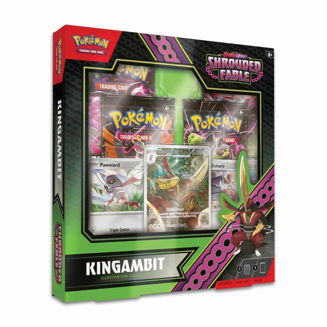 Pokémon TCG: Scarlet & Violet - Shrouded Fable Kingambit Illustration Collection - The Scale Model Stash