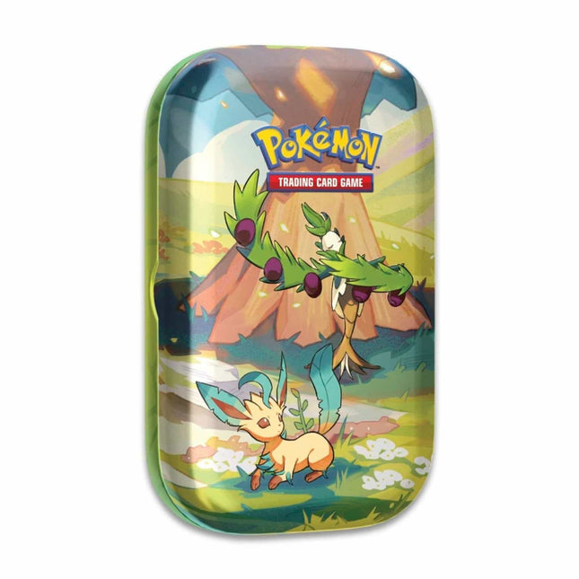 Pokémon TCG: Vibrant Paldea Mini Tin (Leafeon & Arboliva) - The Scale Model Stash