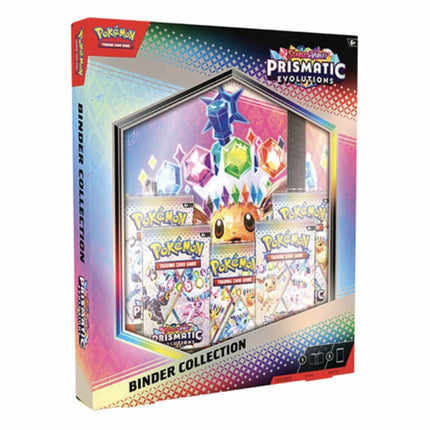 PRE - ORDER Pokemon - Scarlet & Violet Prismatic Evolution - Binder Collection (Release Date 17 January 2025) - The Scale Model Stash