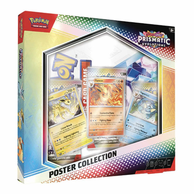 PRE - ORDER Pokemon - Scarlet & Violet Prismatic Evolution - Poster Collection (Release Date 17 January 2025) - The Scale Model Stash