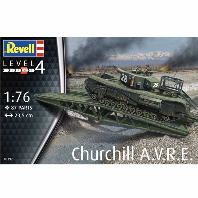 Revell - Churchill A.V.R.E. 1/76 - The Scale Model Stash