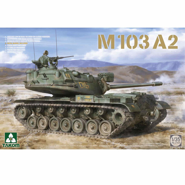 Takom M103 A2 Tank 1/35 (2140) - The Scale Model Stash