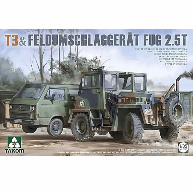 Takom T3 & Feldumschlaggerat Fug 2.5T 1/35 (2141) - The Scale Model Stash