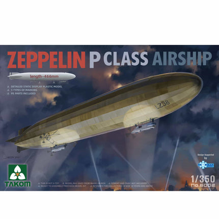 Takom - Zepplin P Class Airship 1/350 - The Scale Model Stash