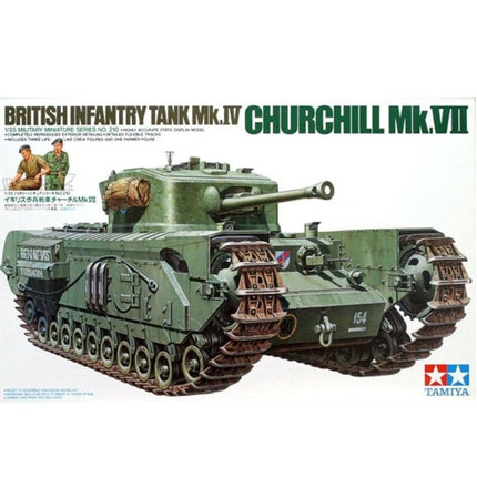 Tamiya - British Churchill MK VII Tank 35210 TC Overlord 1/35 - The Scale Model Stash