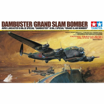 Tamiya - (Dambuster Grand Slam Bomber) Avro Lancaster B Mk.III Special Dambuster/ B.Mk.I Special Grand Slam Bomber 1/48 - The Scale Model Stash