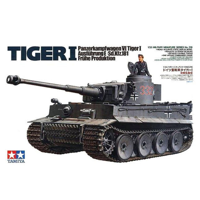 Tamiya - German Tiger 1 Tank Early Production 1/35 - The Scale Model Stash