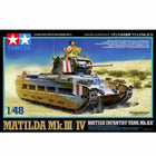 Tamiya - Matilda Mk.III/IV British Infantry Tank Mk.IIA 1/48 - The Scale Model Stash