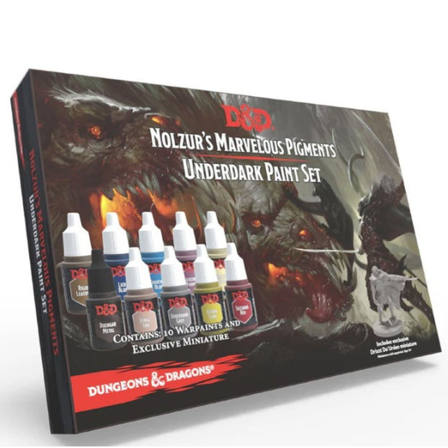 The Army Painter - Dungeons and Dragons - Nozur's Marvellous Pigments Underdark Paint Set - The Scale Model Stash