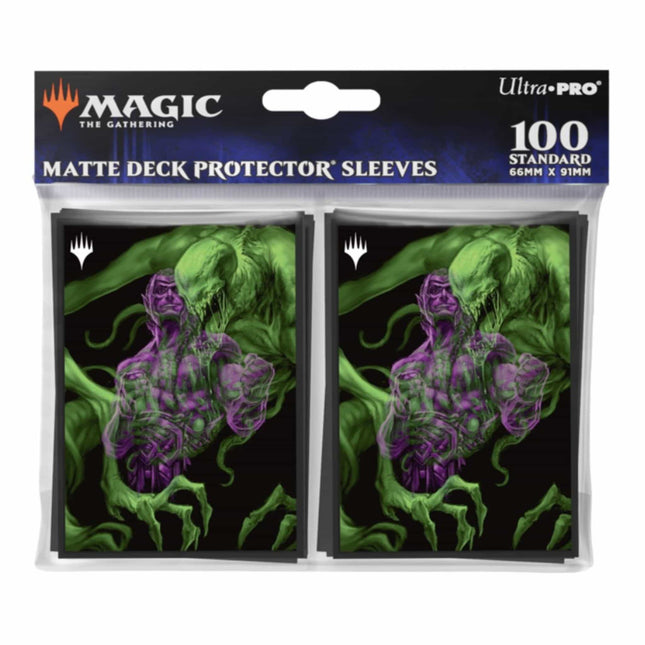 Ultra Pro Duskmourn 100ct Deck Protector Sleeves Tyvar, The Pummeler - The Scale Model Stash