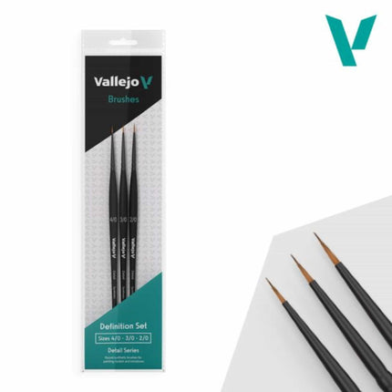 Vallejo - Starter Set Paint Brushes - The Scale Model Stash