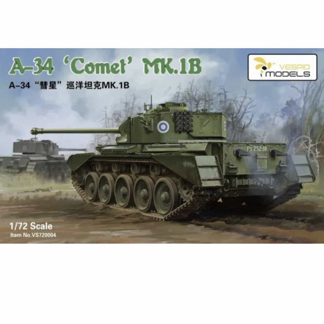 Vespid Models - A34 Comet MK.1B - 1/72 (VS720004) - The Scale Model Stash