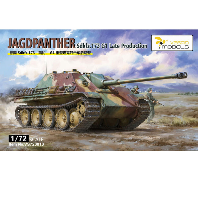 Vespid Models - Jagdpanther Sdkfz.173 G1 Late Production - 1/72 (VS720010) - The Scale Model Stash