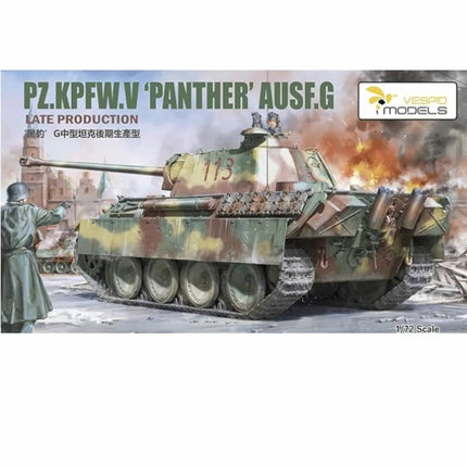 Vespid Models - Pz.Kpfw.V Panther Ausf.G Late Production - 1/72 - The Scale Model Stash