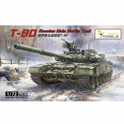 Vespid - T - 90 Russian Main Battle Tank 1/72 - The Scale Model Stash