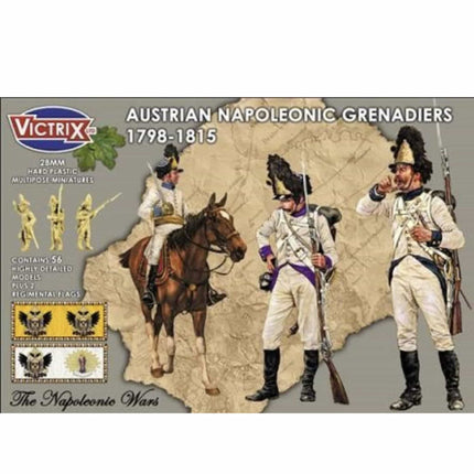 Victrix - Austrian Napoleonic Grenadiers 1798 - 1815 28mm - The Scale Model Stash