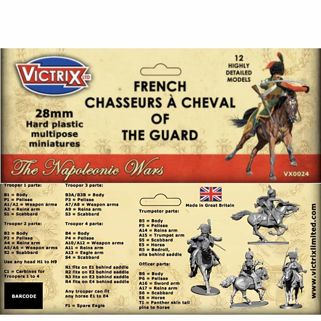 Victrix - French Chasseurs a Cheval of the Guard - 28mm (VX0024) - The Scale Model Stash