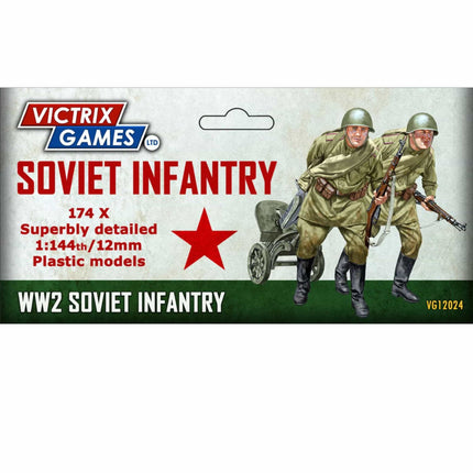 Victrix - World War 2 Soviet Infantry 1/144 (12mm) Plastic Models - The Scale Model Stash