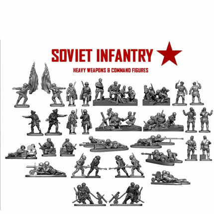 Victrix - World War 2 Soviet Infantry 1/144 (12mm) Plastic Models - The Scale Model Stash