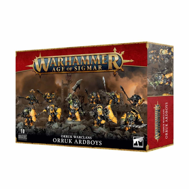 Warhammer Age of Sigmar - Orruk Warclans Orruk Ardboys - The Scale Model Stash