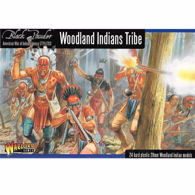 Warlord Games - Black Powder - American War of Independence - Woodland Indians Tribe (28mm) - The Scale Model Stash