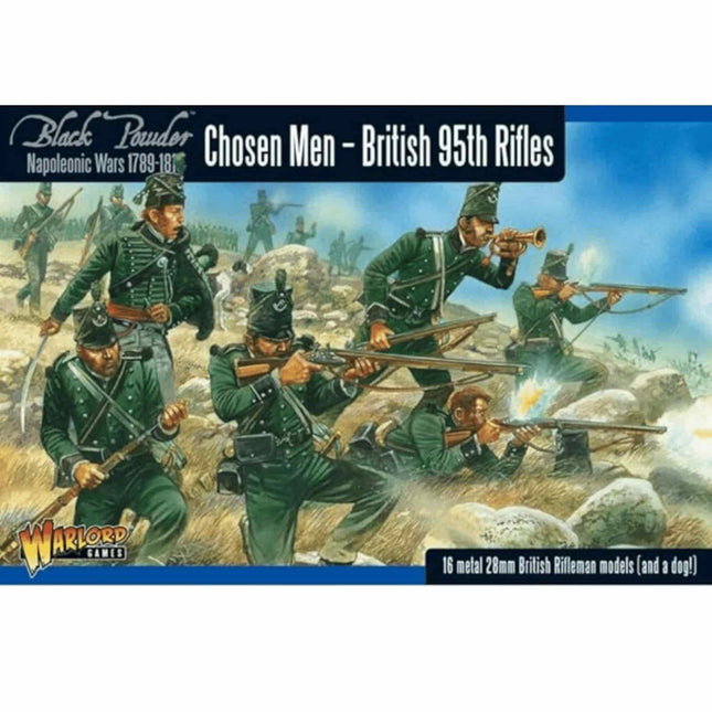 Warlord Games - Black Powder - Napoleonic Wars 1789 - 1815 Chosen Men British 95th Rifles (28mm) - The Scale Model Stash