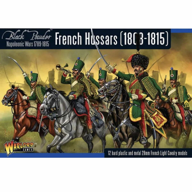 Warlord Games - Black Powder - Napoleonic Wars - French Hussars (1808 - 1815) - 28mm - The Scale Model Stash