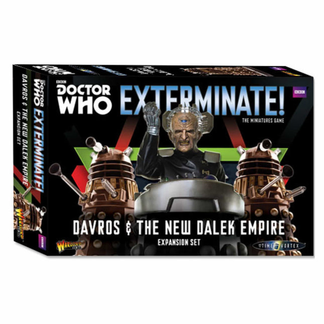 Warlord Games - Doctor Who BBC Exterminate The Miniatures Game - Davros & The New Dalek Empire Expansion Set - The Scale Model Stash