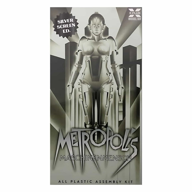 X Plus - Metropolis Maschinenmensch (Silver Screen Edition) - 1/8 Plastic Model Kit - The Scale Model Stash