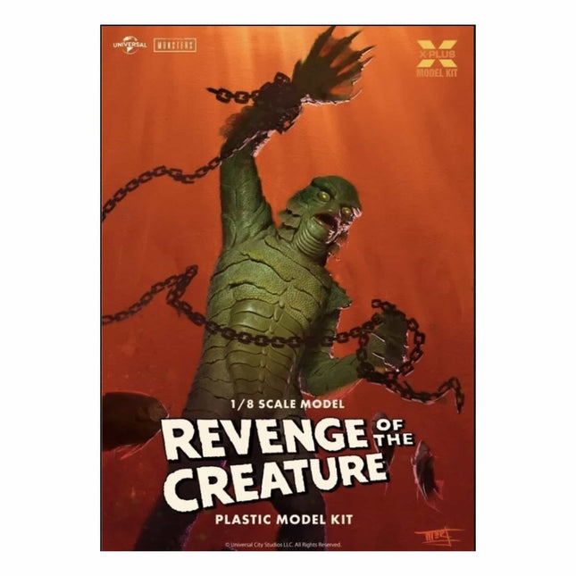 X Plus - Revenge of the Creature - 1/8 Scale Plastic Model Kit - The Scale Model Stash